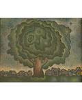 EDOUARD ZELENINE  RUSSIAN 19382002 Landscape with a Tree