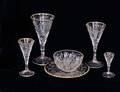 185 75 PIECE ASSEMBLED CUT GLASS TABLE SERVICE
