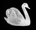 467 LALIQUE MOLDED AND FROSTED CRYSTAL SWAN
