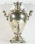 A SILVER AND IVORY SAMOVAR IVAN GUBKIN MOSCOW C 1896