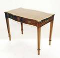 442 GEORGEIV INLAID MAHOGANY SIDE TABLE