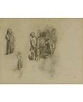 KIRILL VIKENTEVICH LEMOKH RUSSIAN 18411910 Sketch of Peasant Children