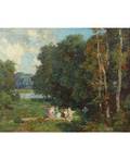 EDWARD HENRY POTTHAST AMERICAN 18571927 Picnic in the Woods