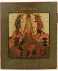 A RUSSIAN ICON OF THE TRANSFIGURATION LATE 18TH CENTURY