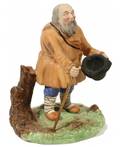 A PORCELAIN FIGURE OF A BLIND BEGGAR GARDNER PORCELAIN FACTORY MOSCOW
