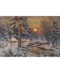 YULIY YULEVICH KLEVER AND STUDIO RUSSIAN 18501924 Winter Scene