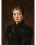 KONSTANTIN EGOROVICH MAKOVSKY RUSSIAN 18391915 Portrait of the Artists Mother in Law