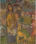 SIGMUND LANDAU POLISH 18981962 Woman with a Goat
