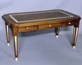293 BAROQUE STYLE BONE INLAID FRUITWOOD CENTER TABLE