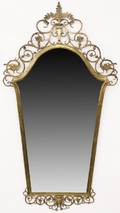 Oscar Bach Hammered Bronze Mirror