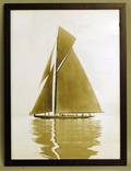 285 GROUP OF FIVE BLACK AND WHITE SAILING PRINTS