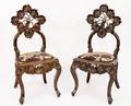 Pair of Art Nouveau style Side Chairs
