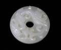 261 FINE WHITE JADE PI