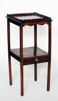 262 GEORGE IV MAHOGANY SIDE TABLE