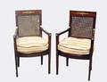 315 PAIR OF EMPIRE STYLE ARM CHAIRS