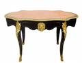 283 LOUIS XV STYLE GILT BRONZE MOUNTED EBONIZED WRITIN