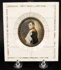 19th C Miniature Portrait Napoleon on Ivory