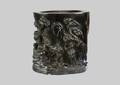 225 CARVED ZITAN BRUSHPOT
