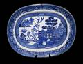257 ENGLISH STAFFORDSHIRE PLATTER