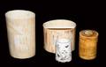568 GROUP OF FOUR IVORY TABLE ARTICLES
