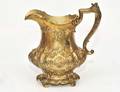 559 GOOD SILVER GILT PITCHER