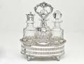 237 VICTORIAN STYLE SILVER PLATED CRUET STAND