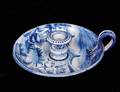 223 DELFT POTTERY CHAMBERSTICK