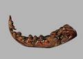 186 CARVED OX HORN