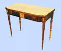 171 SHERATON INLAID MAHOANY GAME TABLE