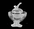 300 LALIQUECLEAR  FROSTED CRYSTAL IGOR COUPE CAVIAR
