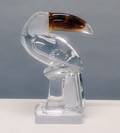 336 DAUM CRYSTAL FIGURE OF A TOUCAN