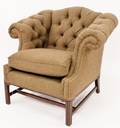 Hancock  Moore Upholstered  Tufted Armchair