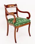 Regency Style Mahogany Inlaid Chair