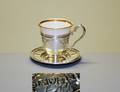 226 SET OF TWELVE STERLING SILVER DEMITASSE CUP HOLDER