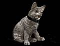 375 SILVER CLAD FIGURE OF A SHEPPARD PUPPY