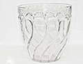 608 MASSIVE CUT GLASS VASE