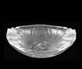 345 LALIQUE MOLDED AND FROSTED CRYSTAL ASHTRAY NANCY