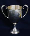 364 STERLING SILVER TWIN HANDLED TROPHY CUP