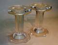 27 PAIR OF LUCITE PEDESTALS