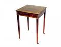 59 REGENCY BRASS INLAID ROSEWOOD SIDE TABLE