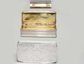 3 CONTINENTAL SILVER SNUFF BOX