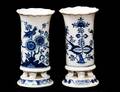 45 PAIR OF MEISSEN PORCELAIN BUD VASES