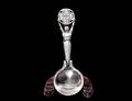 8 CONTINENTAL SILVER COMMEMORATIVE SPOON