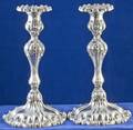 44 PAIR OF STERLING SILVER CANDLESTICKS
