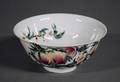348 FINE PORCELAIN PEACH BOWL