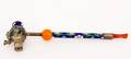 Oriental Bronze  Cloisonne Opium Pipe