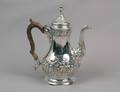 79 FINE GEORGE III STERLING SILVER COFFEE POT