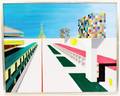 Modern Geometric Landscape Signed