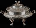 64 CONTINENTAL SILVER TUREEN AND COVER
