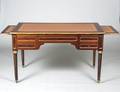 96 DIRECTOIRE STYLE GILT BRONZE AND MAHOGANY BUREAU PL